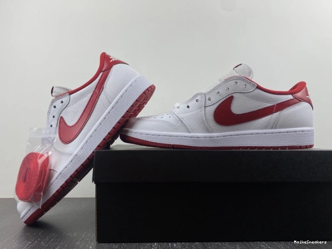 MaikeSneakers 1 Varsity White 705329-101 Jordan Low Red Retro 0711